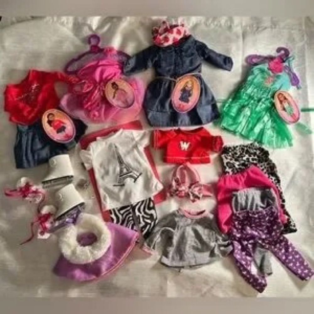 Kids Toy Doll Clothing Set - Multicolor Outfit Pack